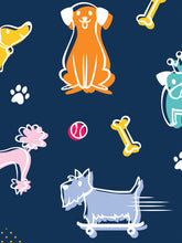 Carica l'immagine nel visualizzatore di Gallery, Tessuto Ecopelle Tessy Cani