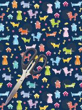 Carica l'immagine nel visualizzatore di Gallery, Tessuto Ecopelle Tessy Cani