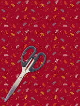 Carica l'immagine nel visualizzatore di Gallery, Tessuto Ecopelle Tessy Rosso con foglie