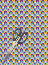 Carica l'immagine nel visualizzatore di Gallery, Tessuto Ecopelle Tessy Coda di pavone