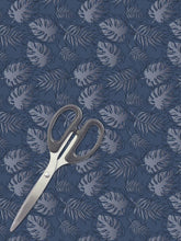 Carica l'immagine nel visualizzatore di Gallery, Tessuto Ecopelle Tessy Foglie Tropicali