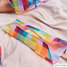Carica l'immagine nel visualizzatore di Gallery, Tessuto Cover Fabric Quadretti Multicolore - Katia fabrics
